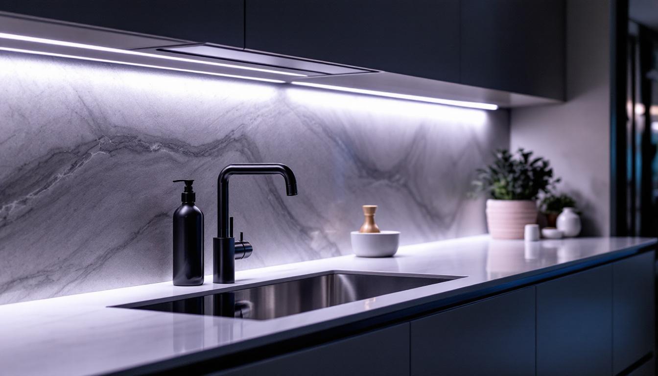 A photograph of a sleek