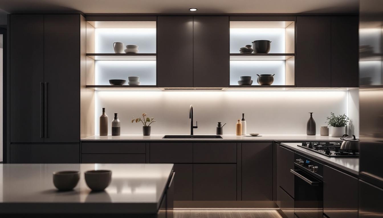 A photograph of a sleek