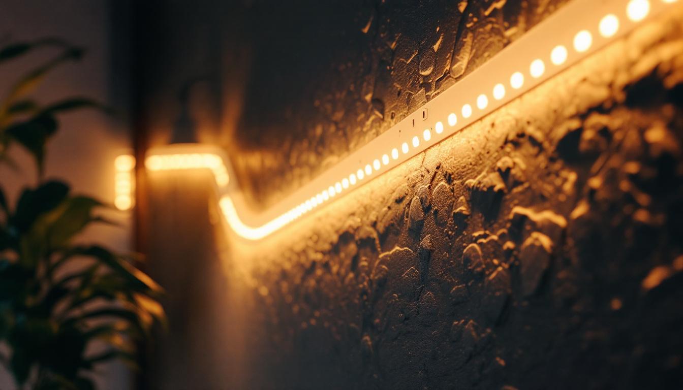 A photograph of a well-designed led tape housing installation