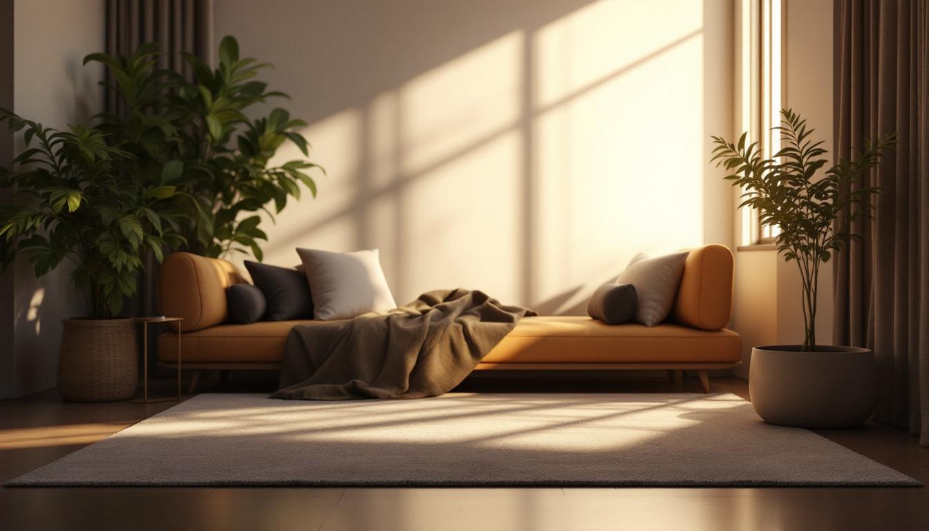 A photograph of a beautifully designed room featuring a stylish box light cover