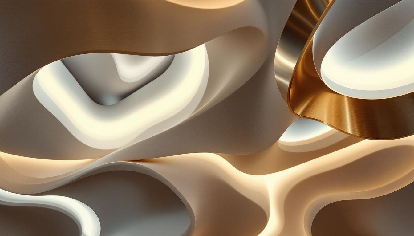 A photograph of a beautifully designed ceiling with innovative lighting fixtures
