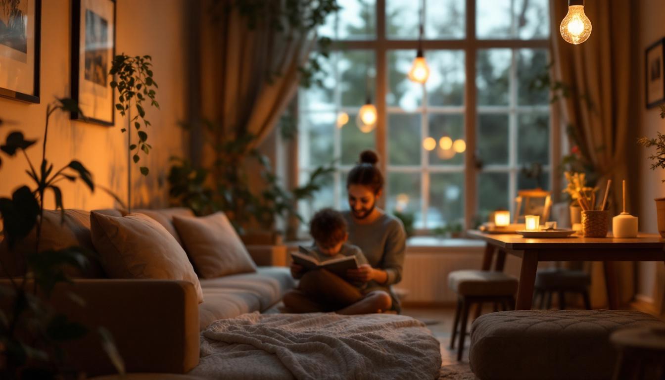 A photograph of a cozy