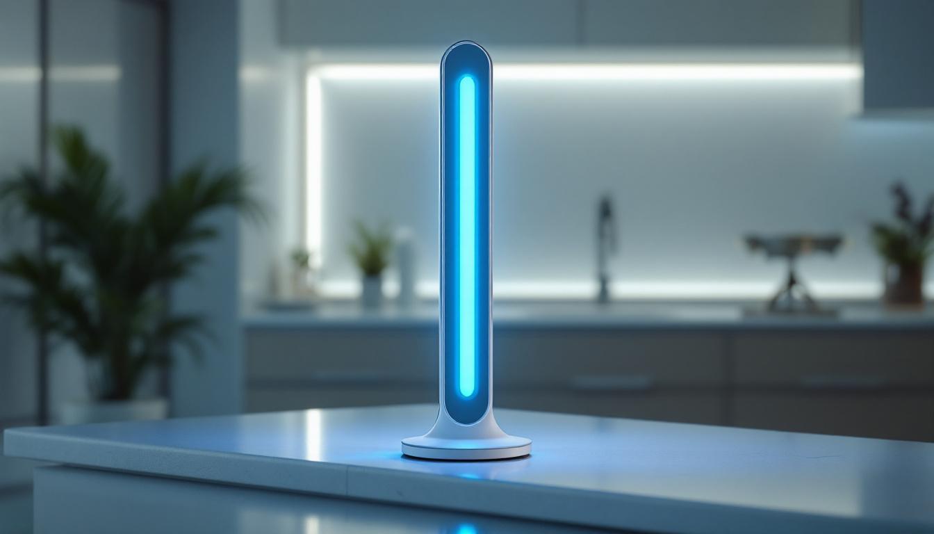 A photograph of a sleek