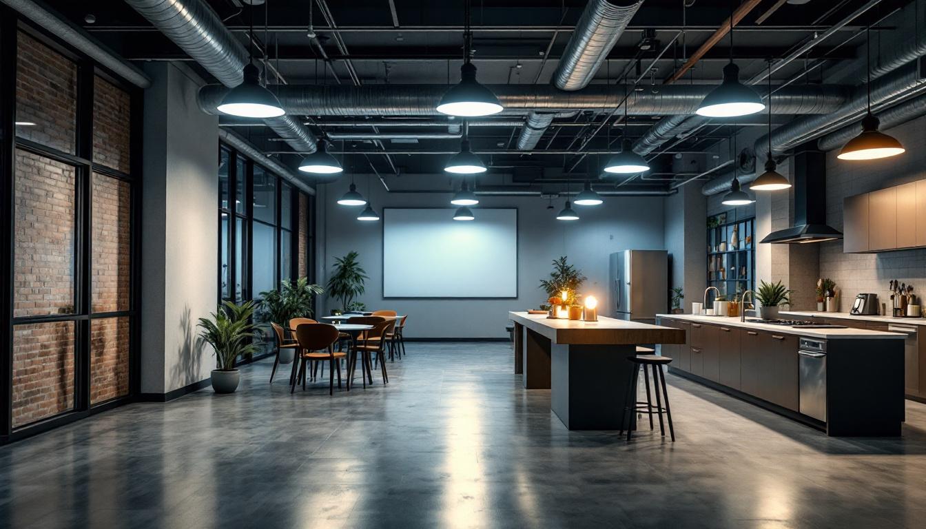 A photograph of a well-lit commercial space showcasing t12 ballasts in use