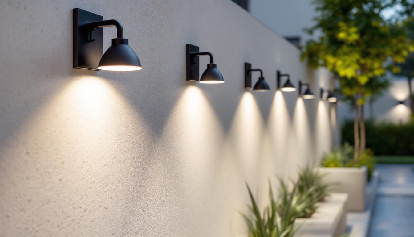 A photograph of a well-designed outdoor lighting installation