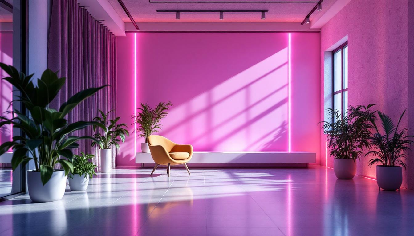 A photograph of a beautifully lit interior space that showcases the interplay of natural and artificial lighting