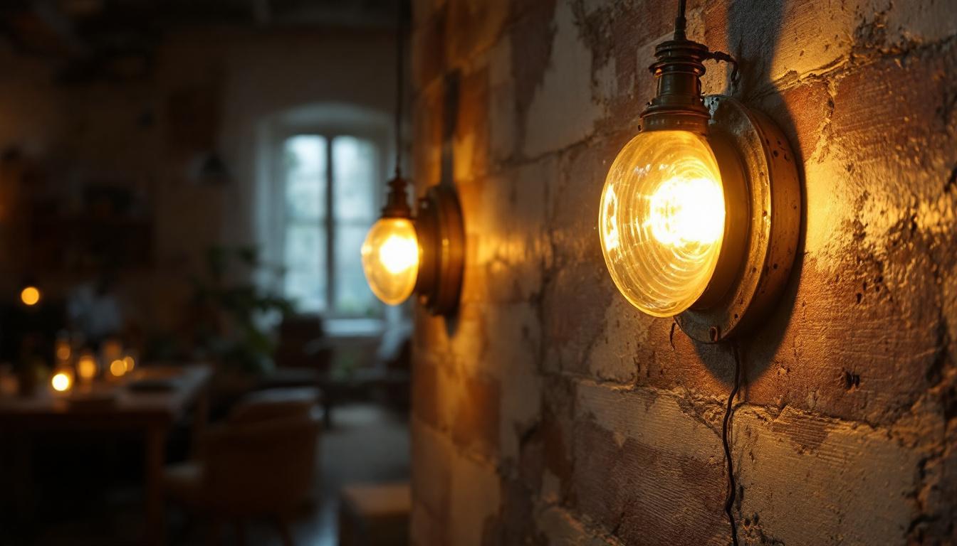 A photograph of a beautifully lit interior space featuring old recessed cans