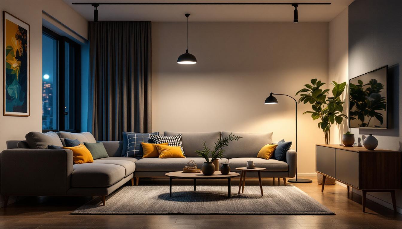 A photograph of a well-lit small interior space