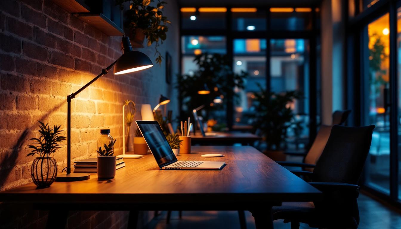 A photograph of a well-lit
