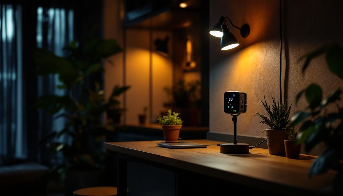A photograph of a well-designed low-glare lighting setup in an interior space