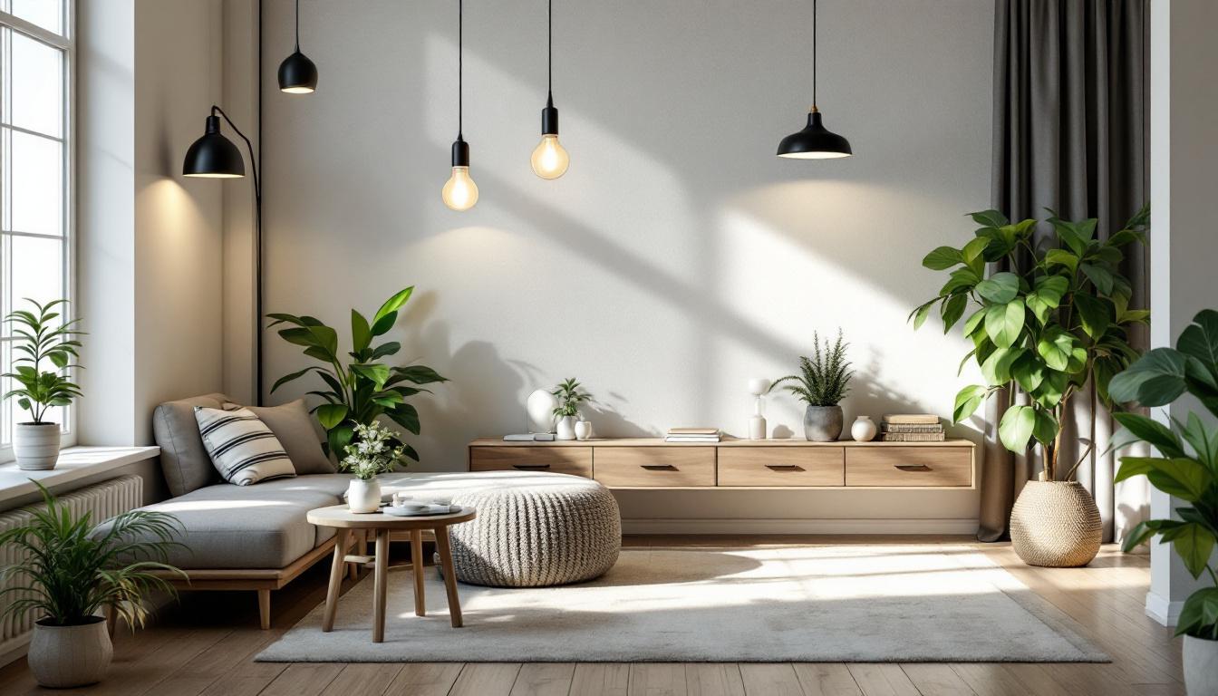 A photograph of a beautifully designed room featuring a variety of stylish