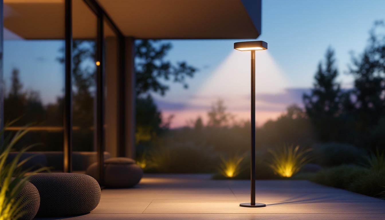 A photograph of a sleek