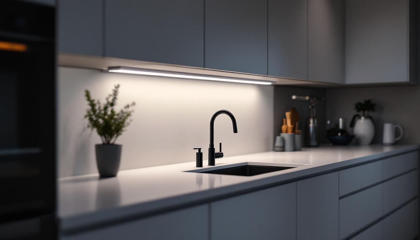 A photograph of a sleek