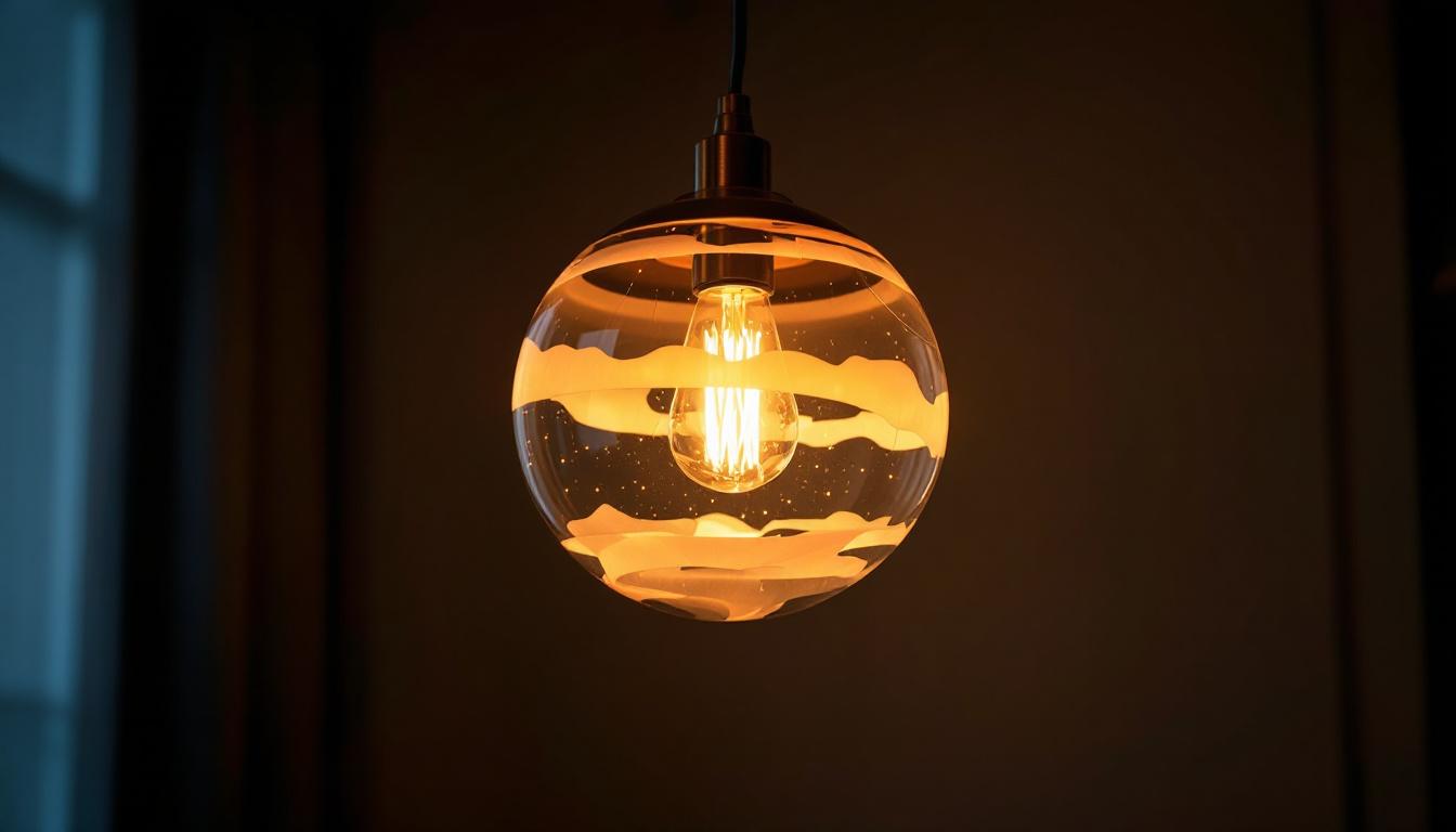 A photograph of a beautifully designed light pendant chandelier hanging in an elegant setting