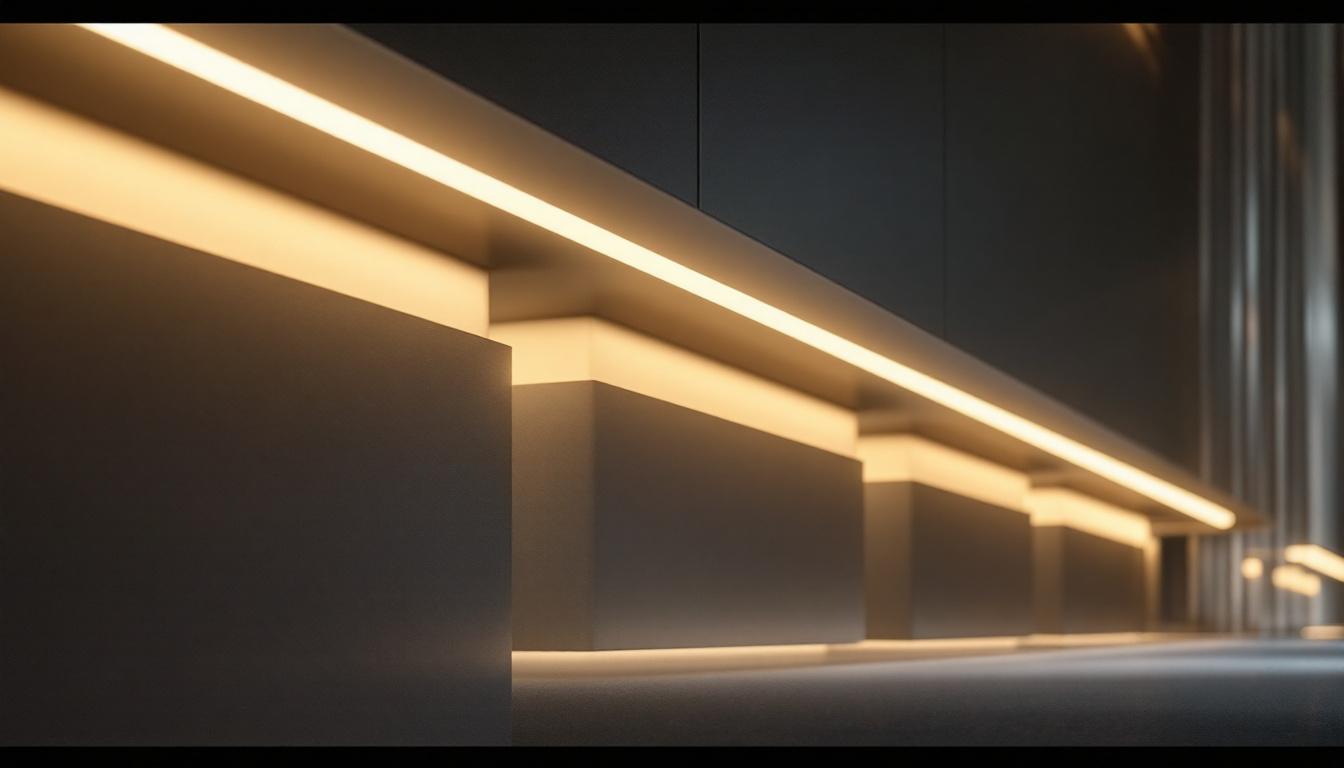 A photograph of a sleek