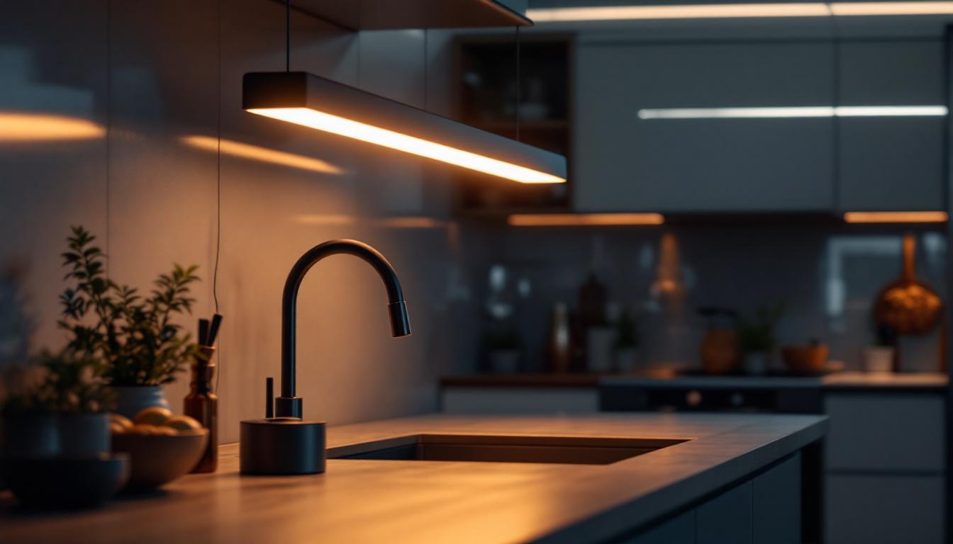 A photograph of a sleek