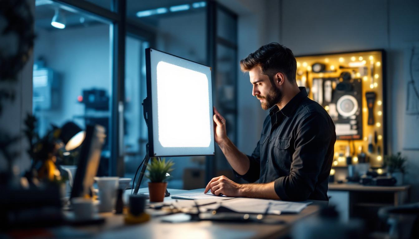 A photograph of a sleek