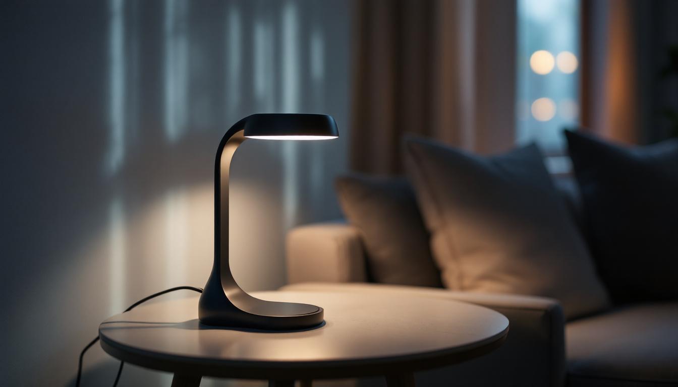 A photograph of a sleek