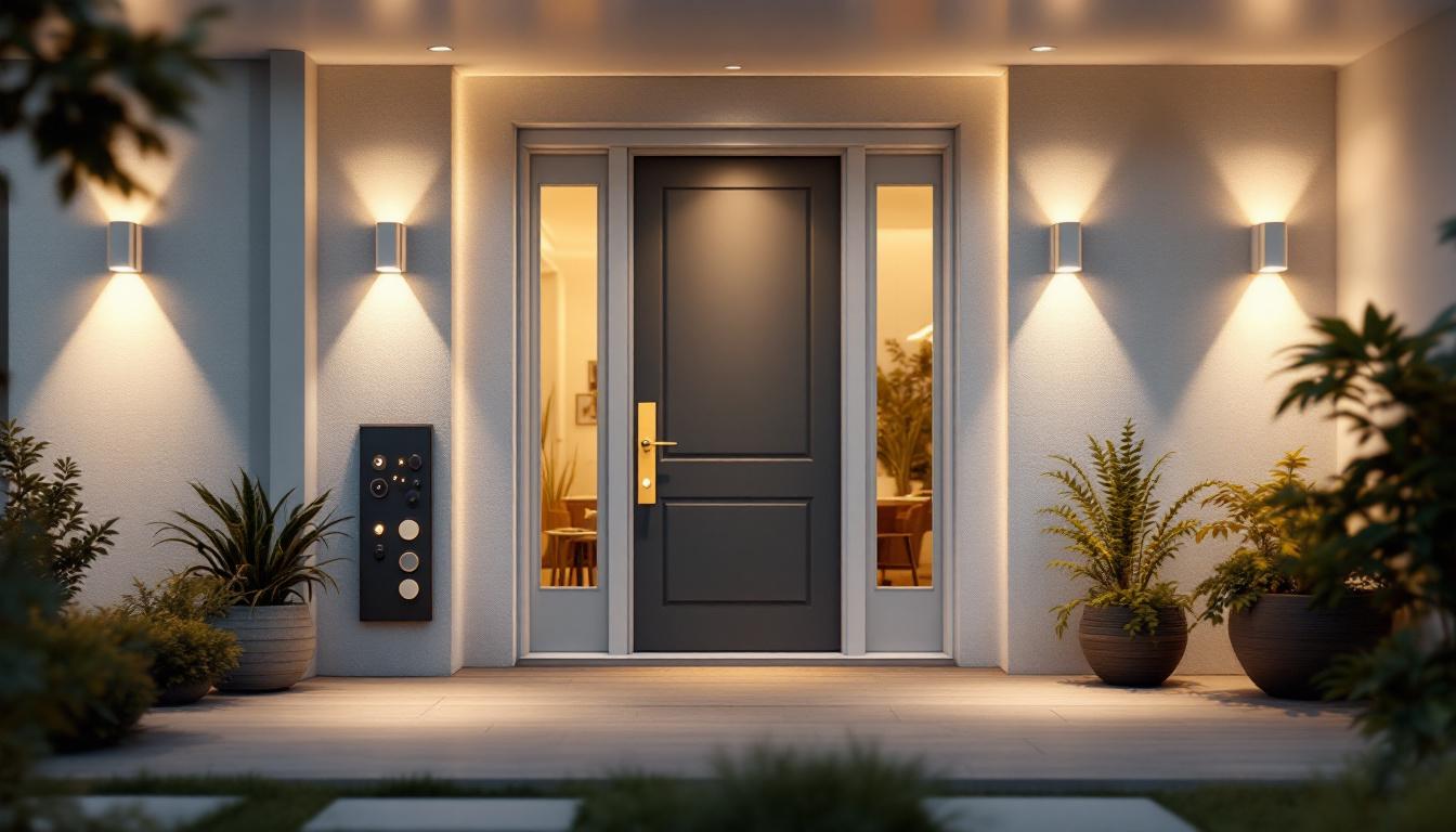A photograph of a beautifully lit front-of-house area showcasing various lighting fixtures and their controls