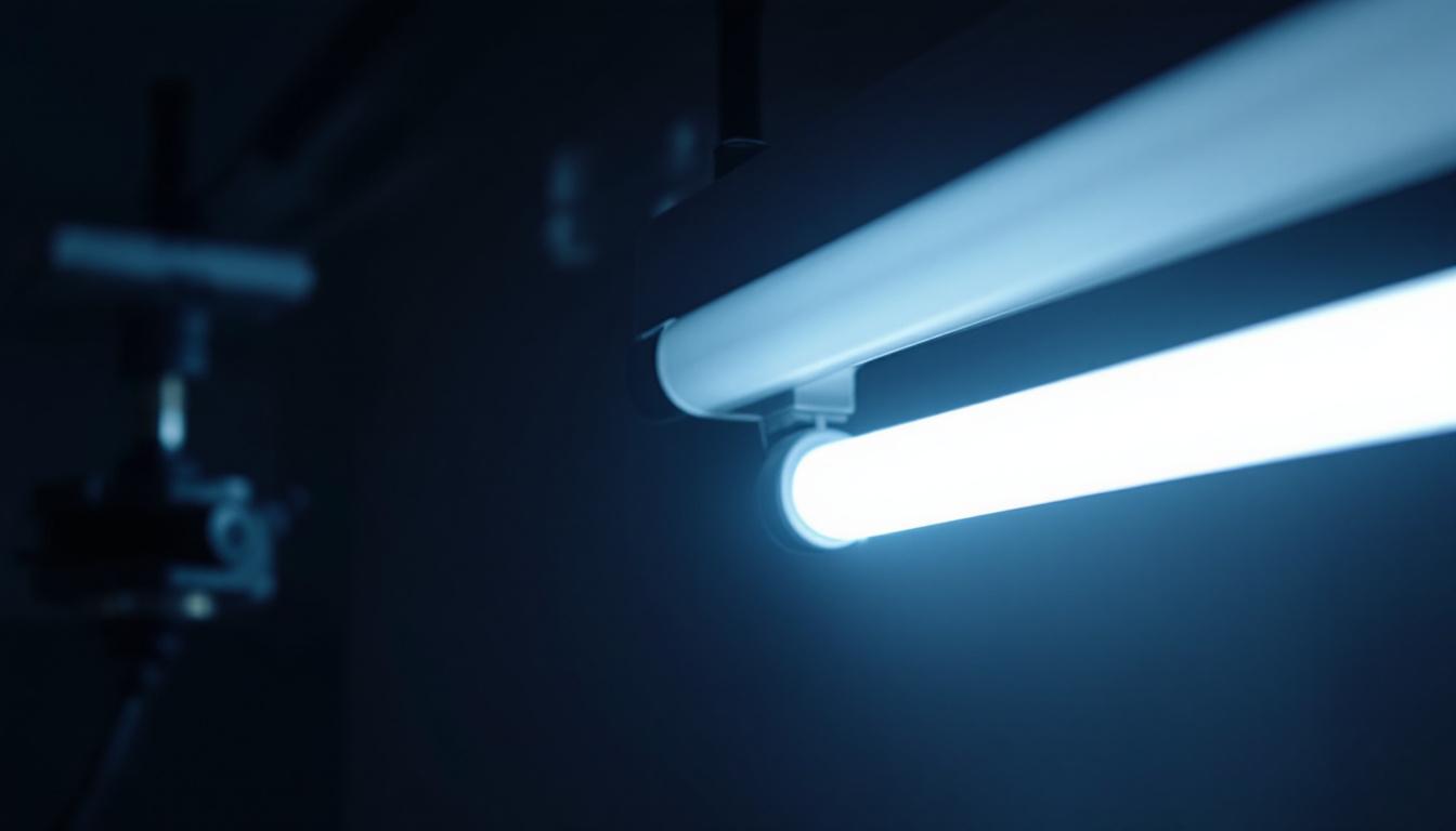 A photograph of a modern advanced lighting system in action