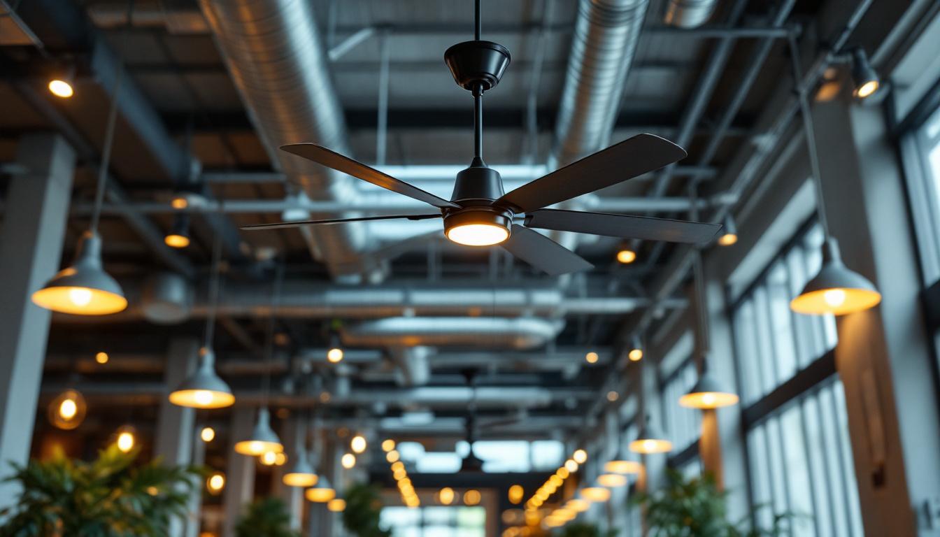 A photograph of a spacious commercial interior showcasing a large