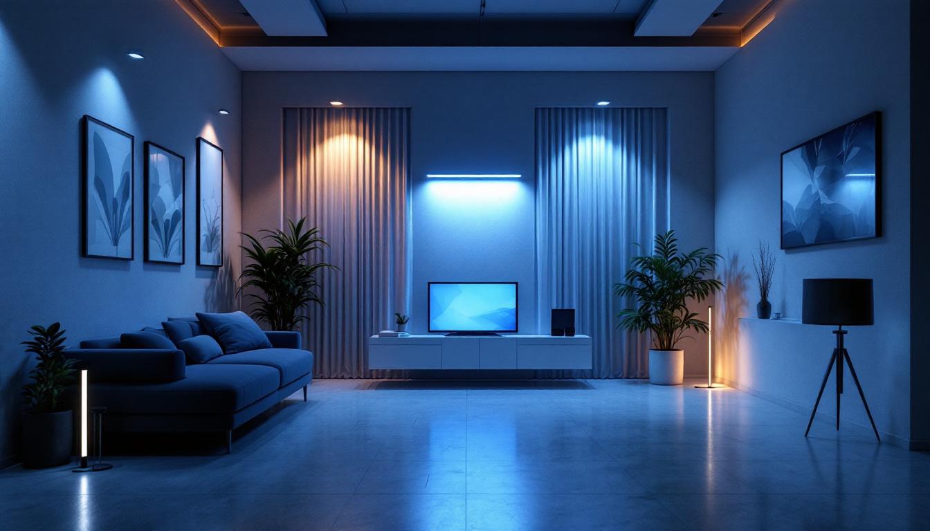 A photograph of a well-lit interior space showcasing various applications of led lights