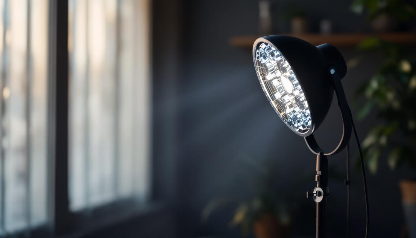 A photograph of capture a photograph of a philips phantom lighting system in action