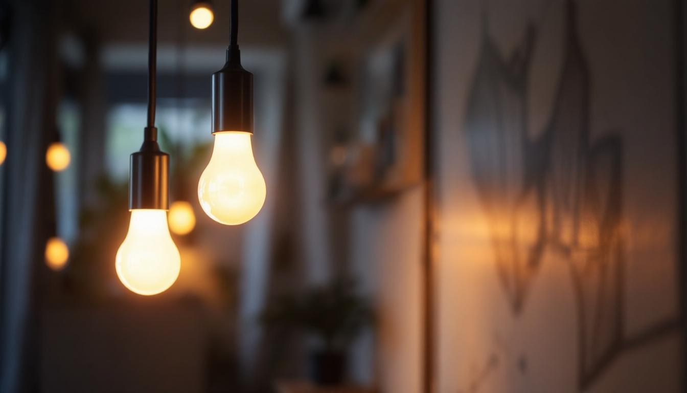 A photograph of a modern can light fixture installed in a stylish interior setting