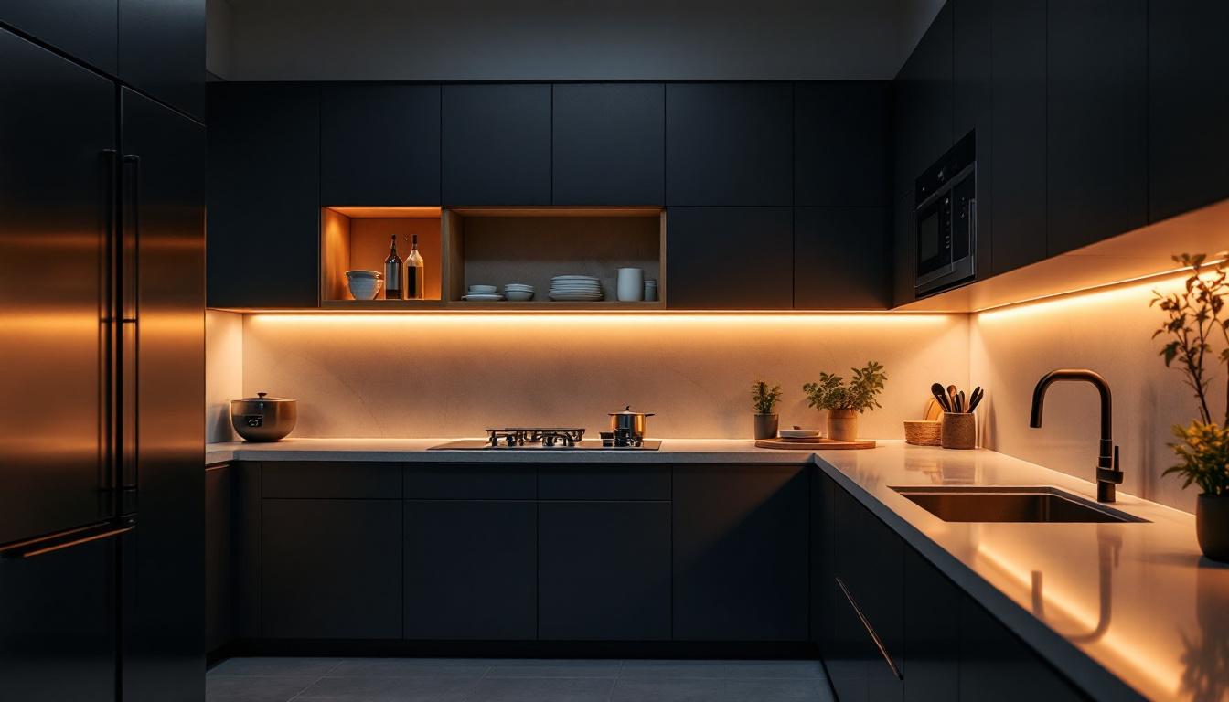 A photograph of a sleek