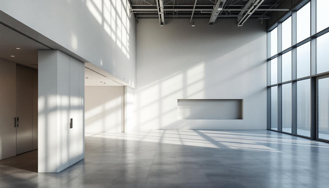 A photograph of a well-designed lighting installation in an architectural space