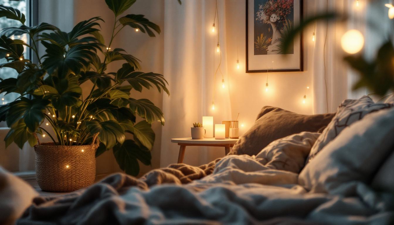 A photograph of a cozy