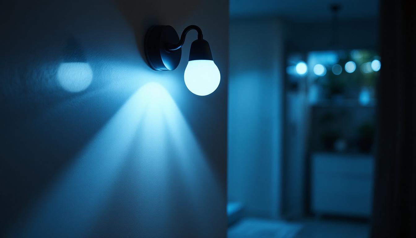 A photograph of a beautifully lit room showcasing a dimmable led light fixture in action