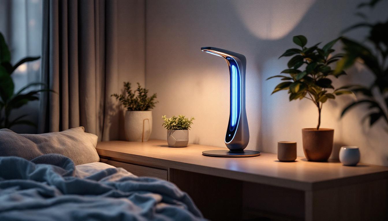A photograph of a sleek