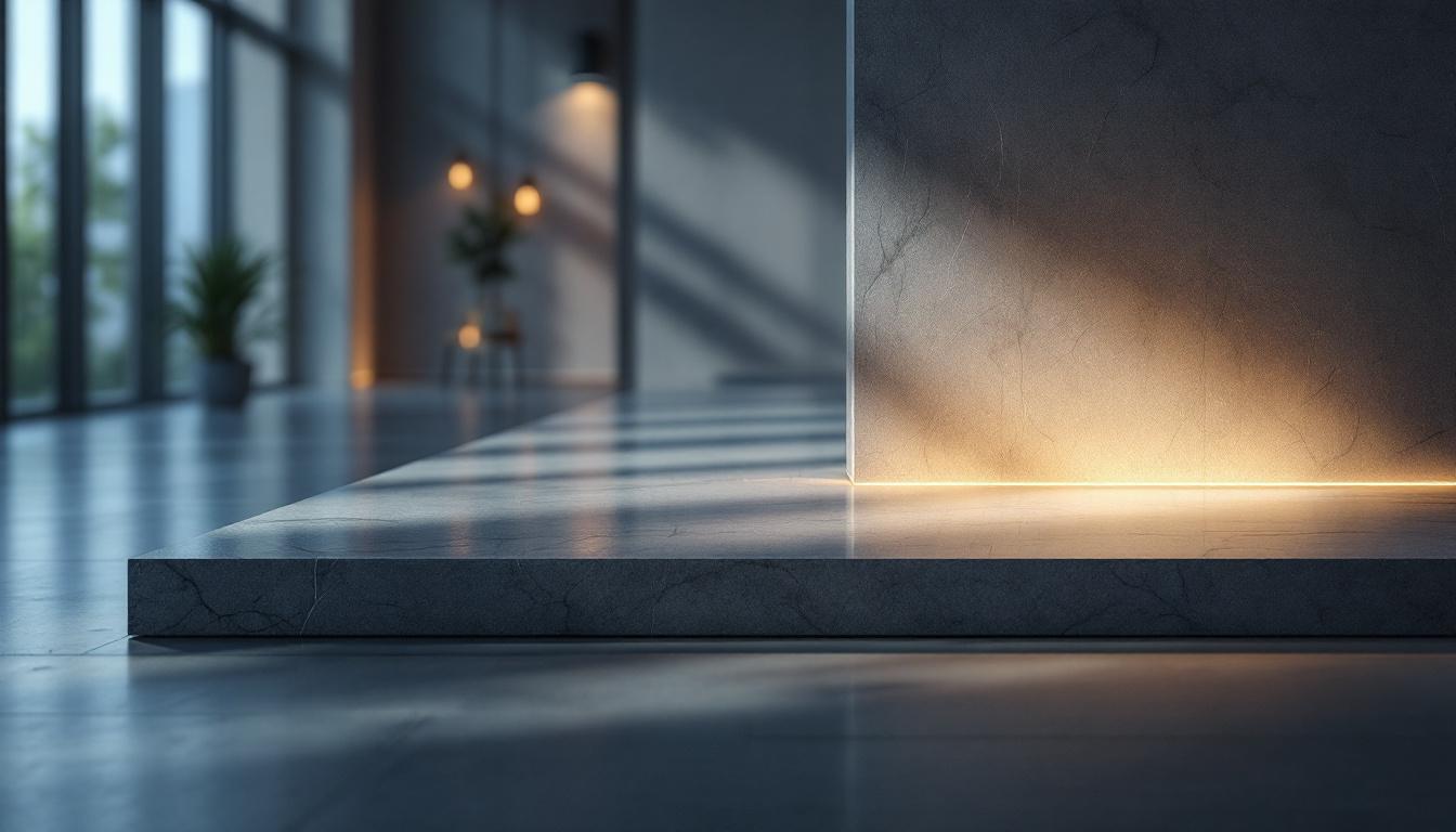 A photograph of a beautifully designed surface light installation in a modern setting