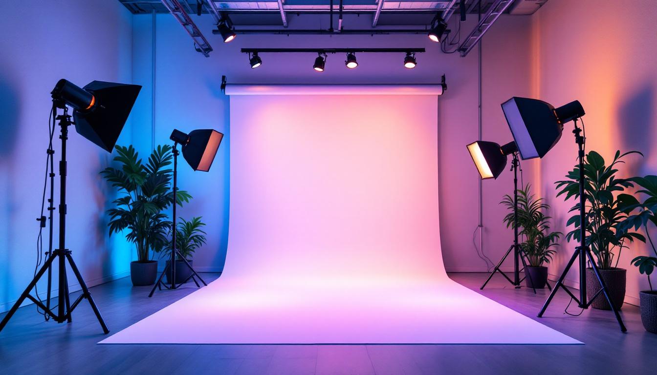 A photograph of a well-designed lighting setup in a modern space