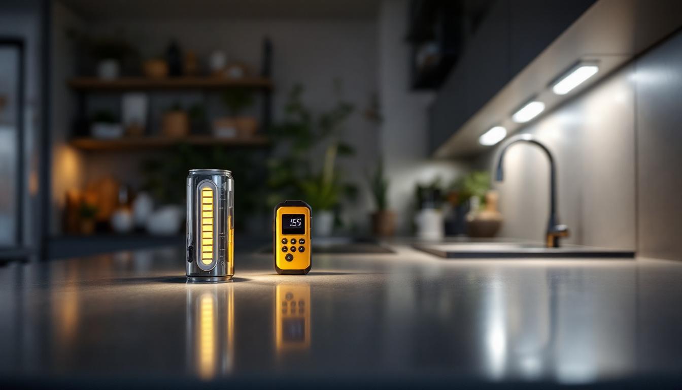 A photograph of a modern kitchen showcasing well-placed led can lights