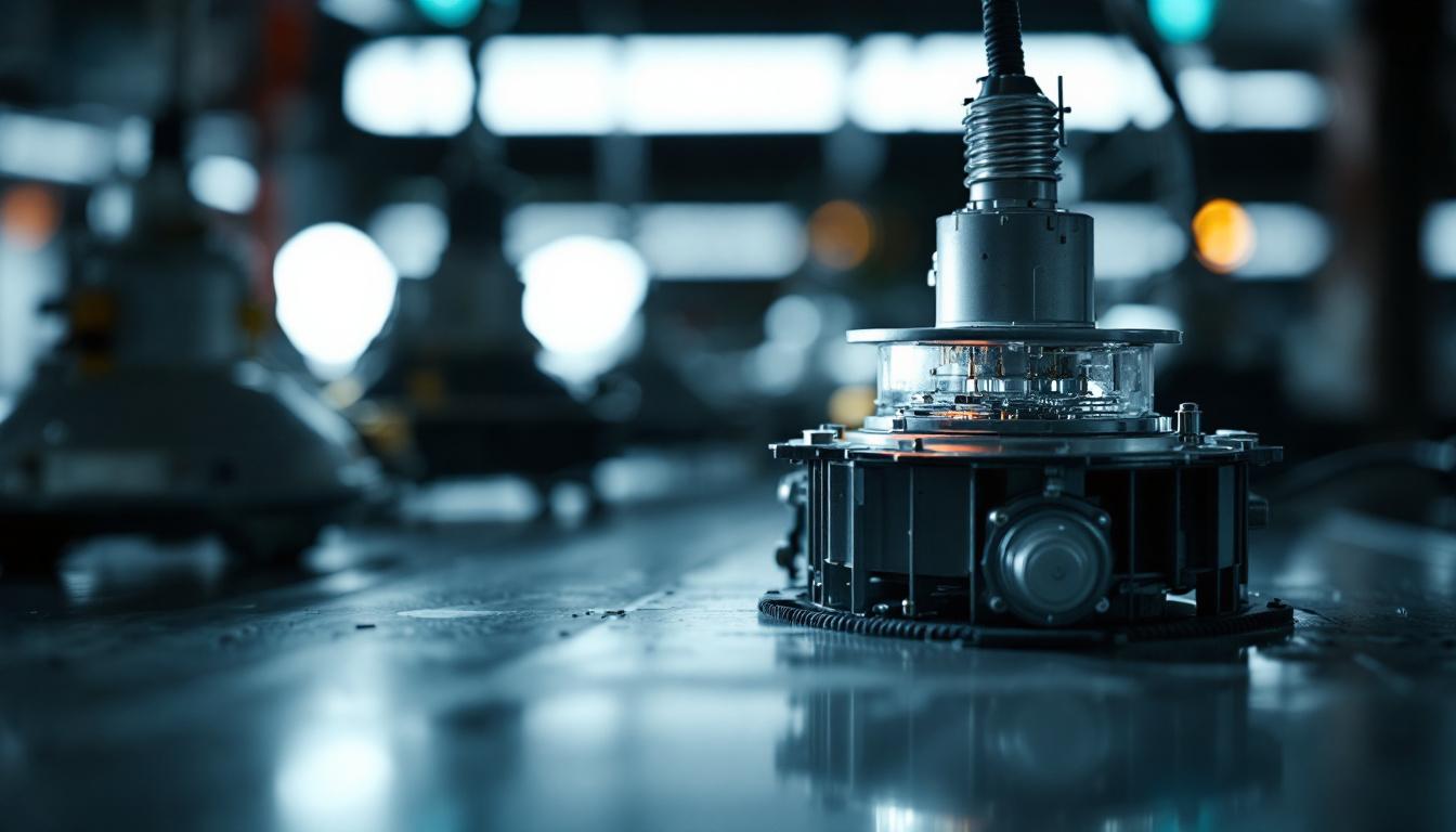 A photograph of a close-up view of a mercury vapor ballast alongside a well-maintained lighting fixture