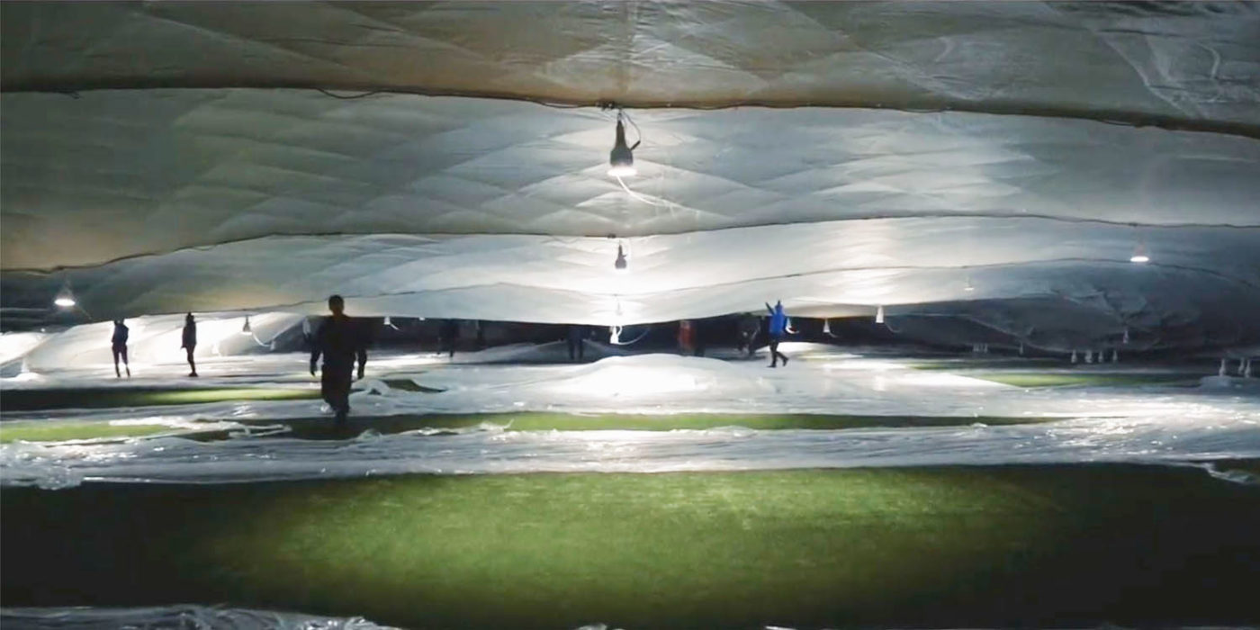 LED Lighting for commercial and Industrial , Installation process with steps for sports venues