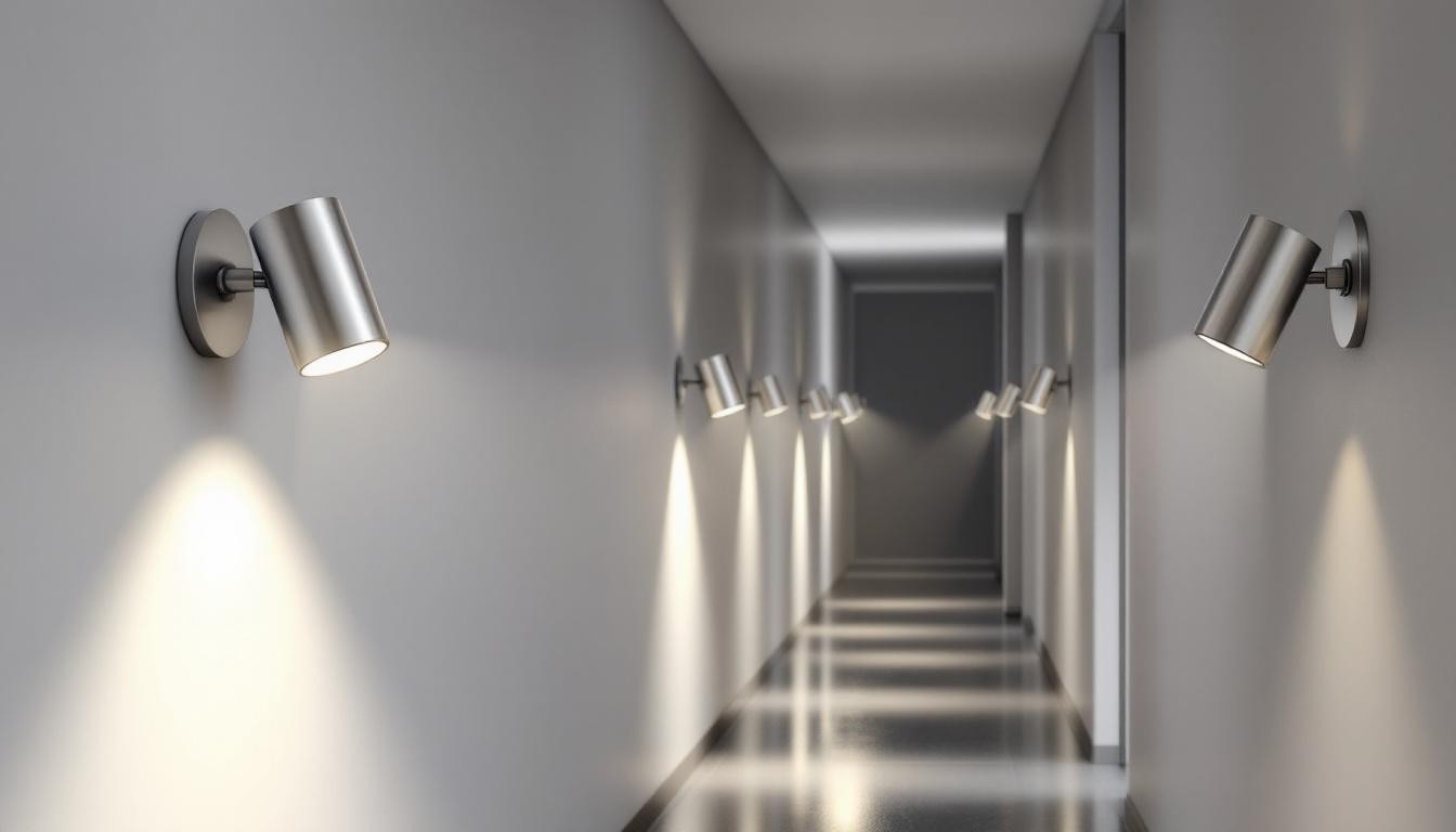 Adjustable Cylinder Wall Lighting: Flexible Control for Hallways