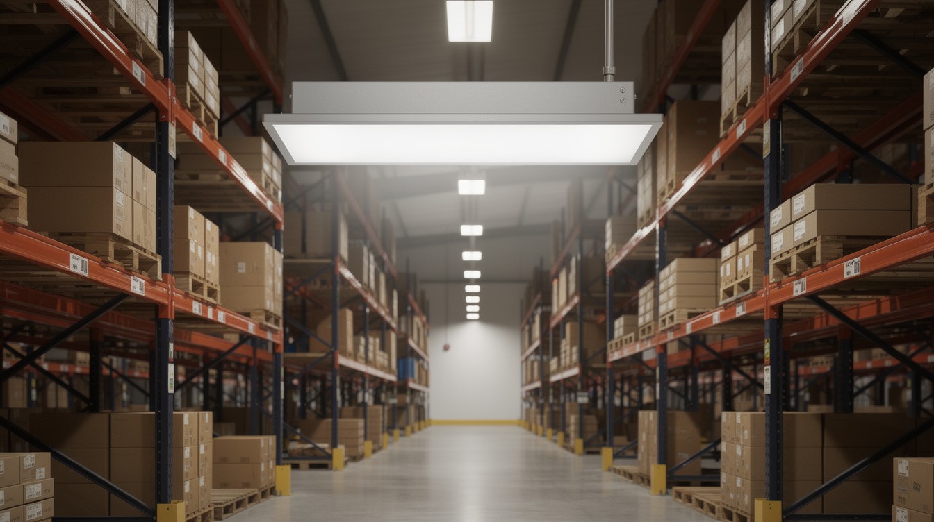 Area Light For Racks: Brightening Storage Aisles With Uniform Coverage