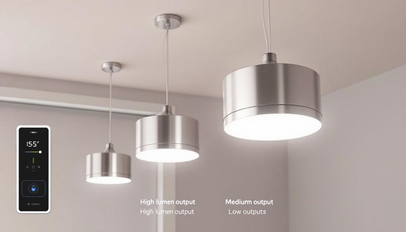 Managing Cylinder pendant lights dimming With Dimmable Controllers