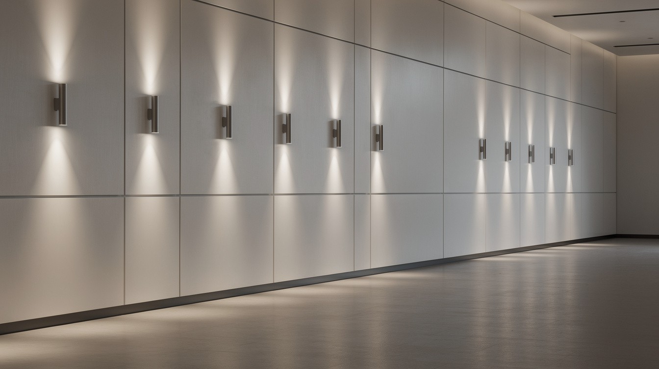 Cylinder Wall Lights as Accent Lighting in Modern Commercial Spaces