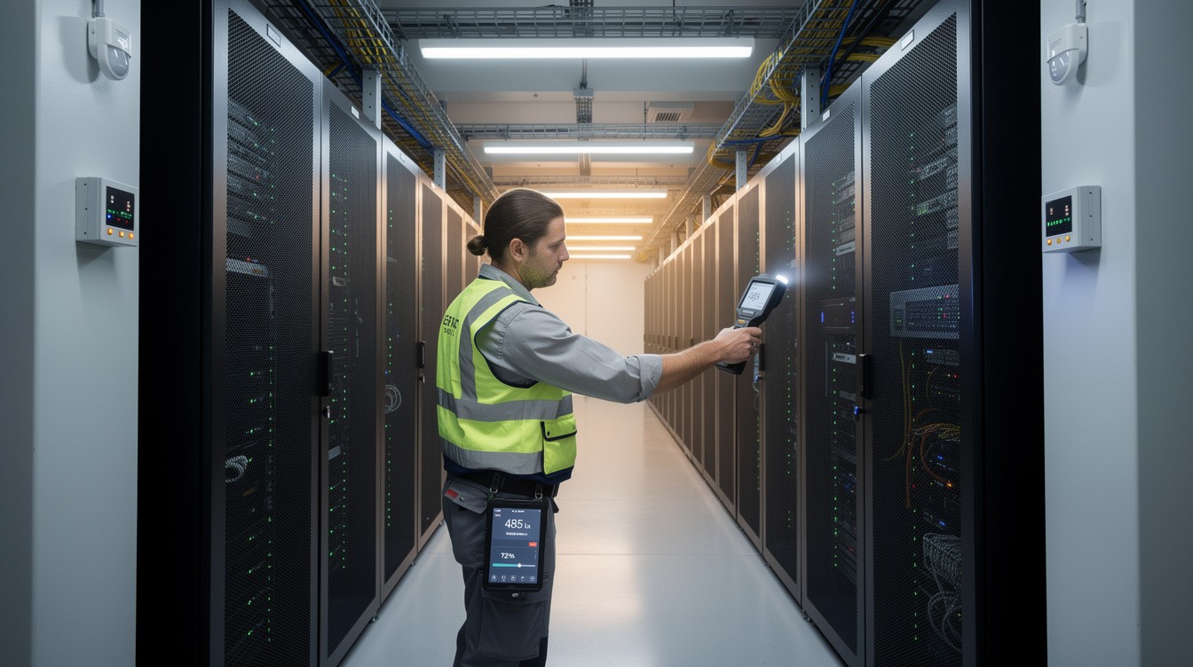 Data Center Lighting Efficiency: Reducing Waste While Boosting Visibility