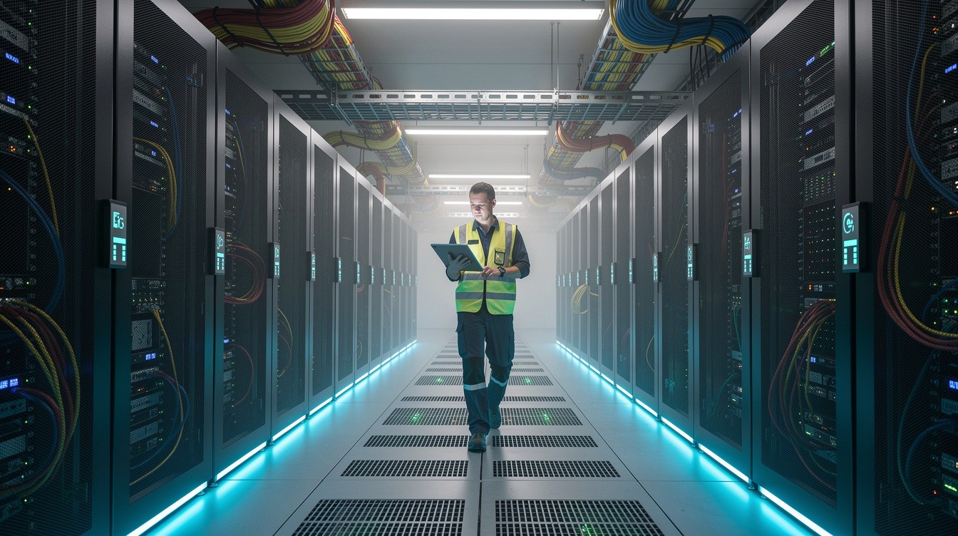 Datacenter Aisle Lighting: Safe Navigation Through Server Rows