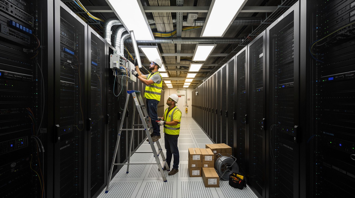 Datacenter Lighting Retrofit: Upgrading Infrastructure Efficiently
