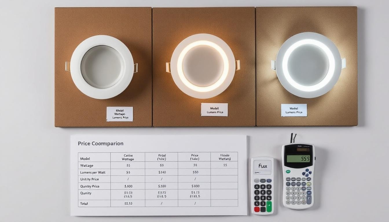 Flush Mount Downlight Price: Budgeting for Efficient Ceiling Lighting