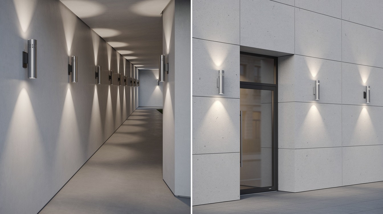 Modern Cylinder Wall Lighting: Contemporary Accents for Hallways and Facades