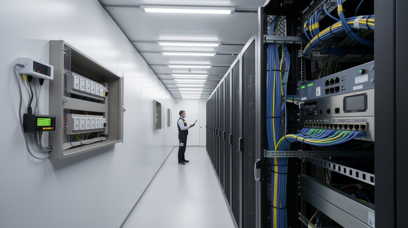 Networked Datacenter Lighting: Centralized Control for Efficiency