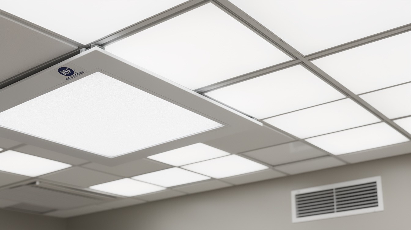 NSF Certified Ceiling Lights: Ensuring Compliance in Commercial Spaces