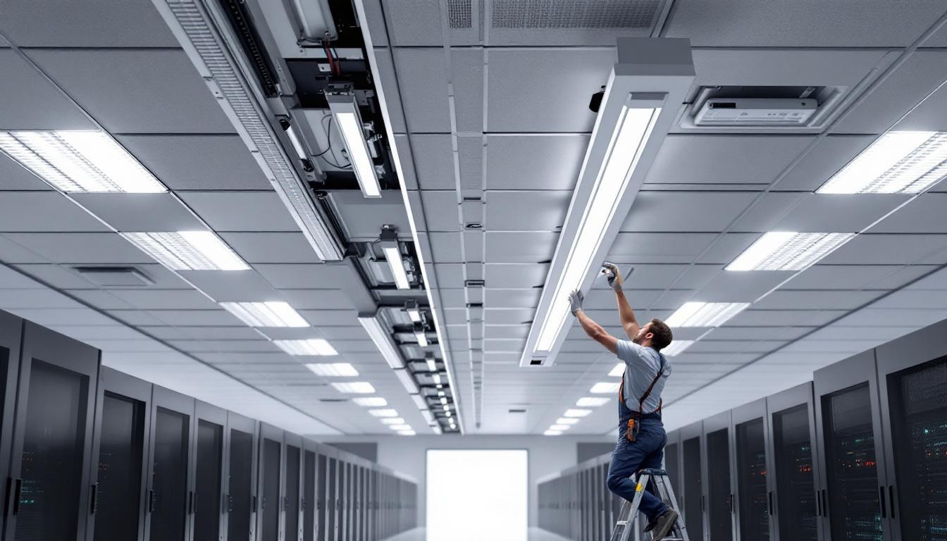 Server Room Luminaire Upgrades: Elevating Visibility and Maintenance